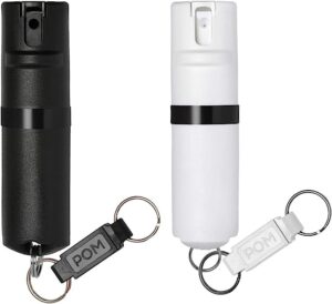 POM White Pepper Spray Keychain Model