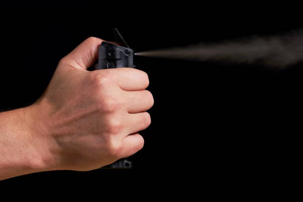 how long does pepper spray stay on surfaces
