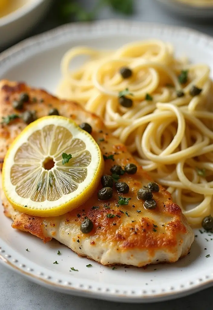 25 Air Fryer Chicken Meals for Family Dinners - 19. Air Fryer Chicken Piccata