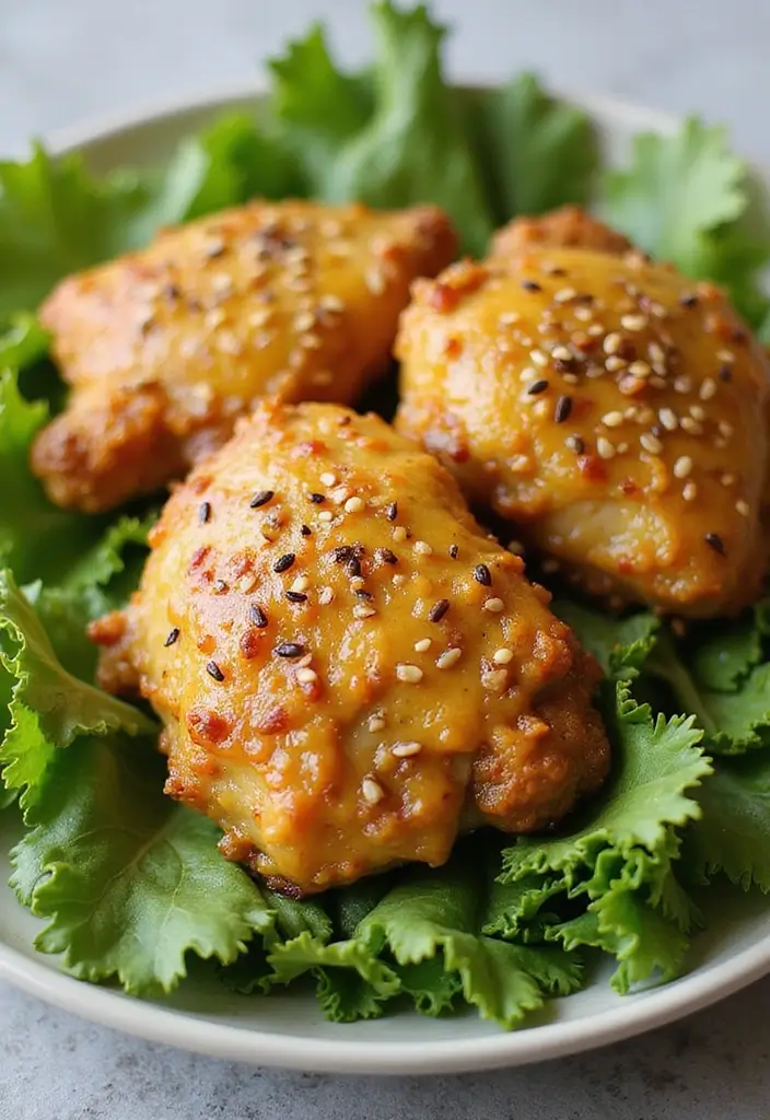 25 Air Fryer Chicken Meals for Family Dinners - 6. Honey Mustard Air Fryer Chicken