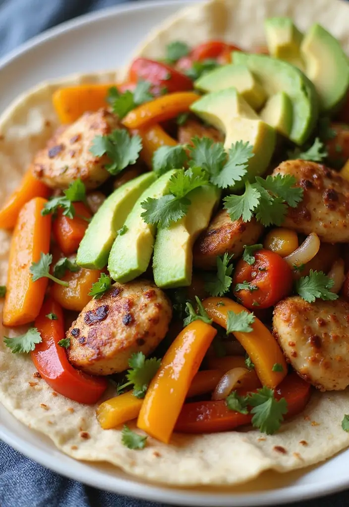 25 Air Fryer Chicken Meals for Family Dinners - 8. Air Fryer Chicken Fajitas