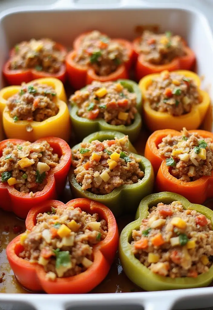 25 Best Meals to Take to a Family That Everyone Appreciates - 11. Stuffed Bell Peppers