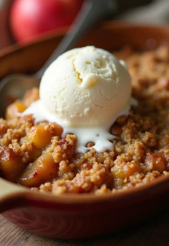 25 Best Meals to Take to a Family That Everyone Appreciates - 15. Apple Crisp