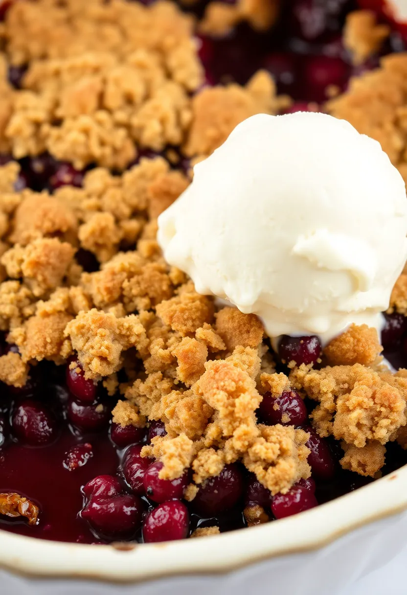25 Best Meals to Take to a Family That Everyone Appreciates - 25. Berry Crumble