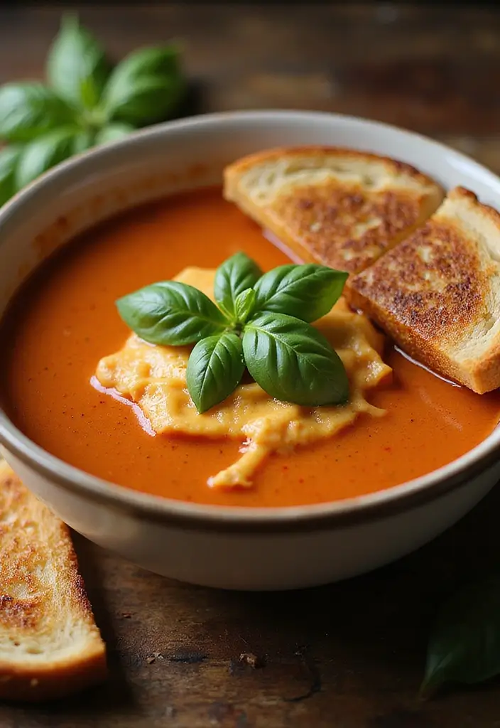 25 Best Meals to Take to a Family That Everyone Appreciates - 7. Creamy Tomato Basil Soup