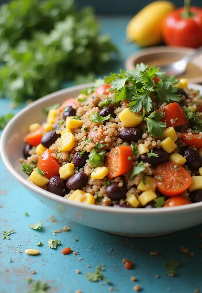 25 Best Meals to Take to a Family That Everyone Appreciates - 9. Quinoa and Black Bean Salad