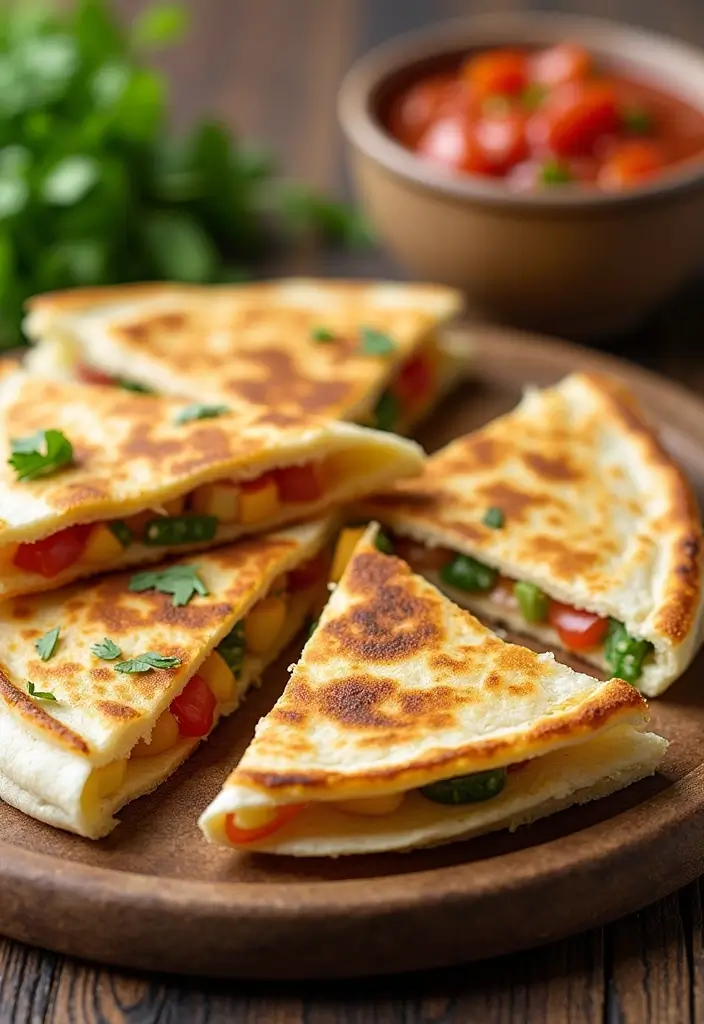 25 Cheap Healthy Family Meals That Everyone Loves - 13. Vegetable Quesadillas
