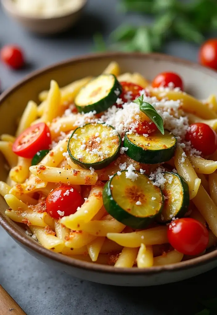 25 Cheap Healthy Family Meals That Everyone Loves - 14. Roasted Vegetable Pasta