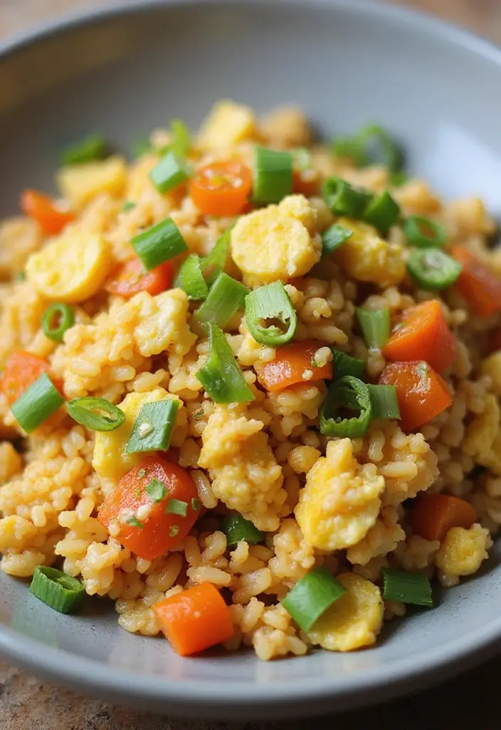 25 Cheap Healthy Family Meals That Everyone Loves - 17. Egg Fried Rice