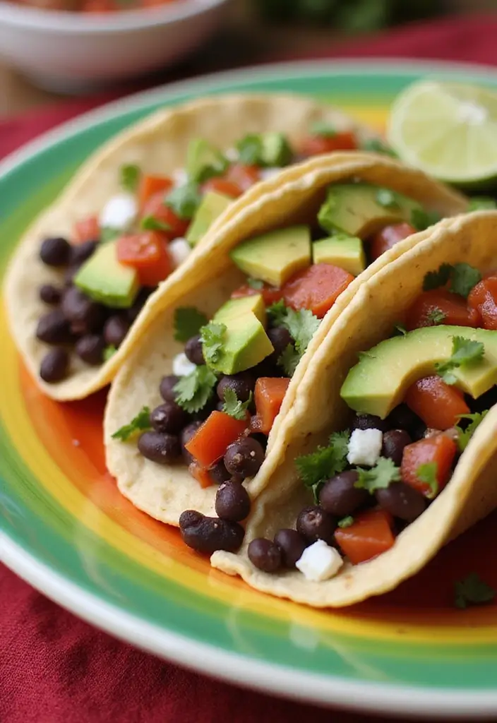 25 Cheap Healthy Family Meals That Everyone Loves - 5. Black Bean Tacos