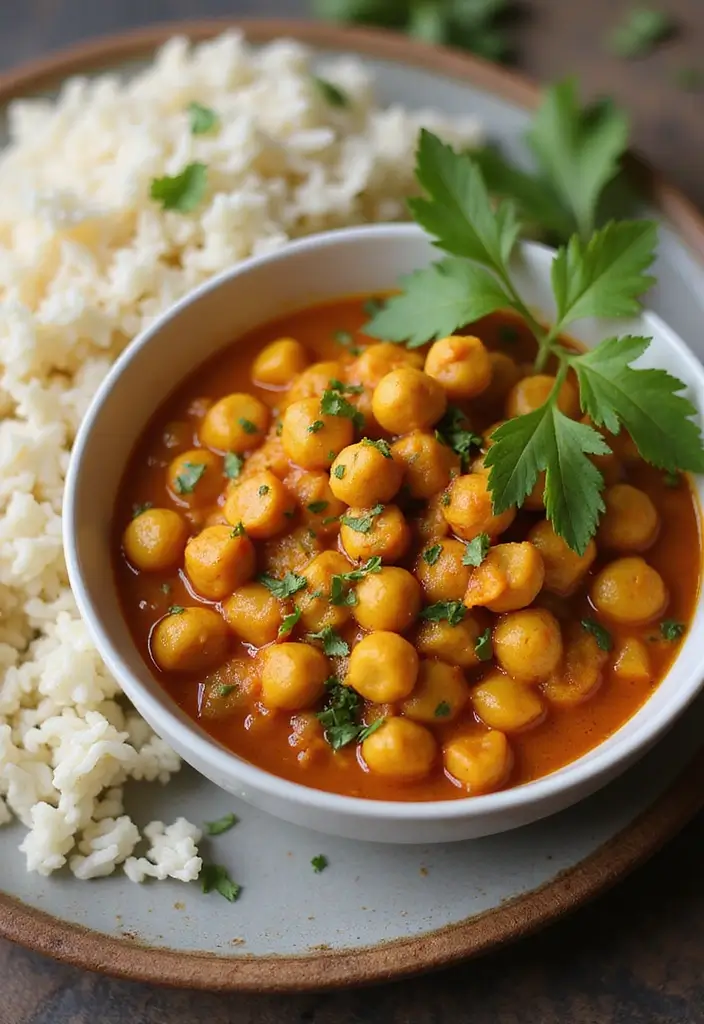 25 Cheap Healthy Family Meals That Everyone Loves - 6. Chickpea Curry