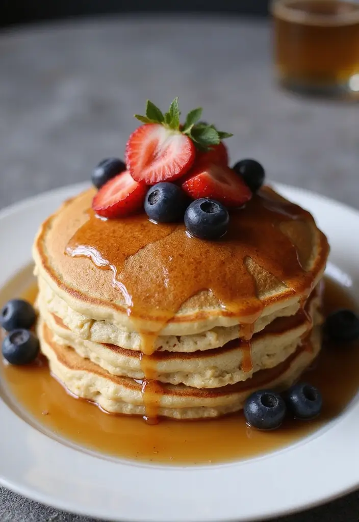 25 Cheap Healthy Meals for a Week for a Family of 4 - 10. Oatmeal Pancakes