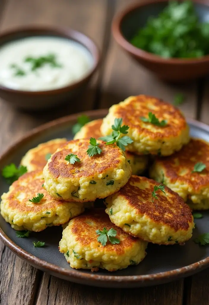 25 Cheap Healthy Meals for a Week for a Family of 4 - 11. Zucchini Fritters