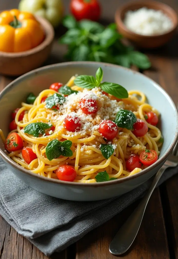 25 Cheap Healthy Meals for a Week for a Family of 4 - 14. Pasta Primavera