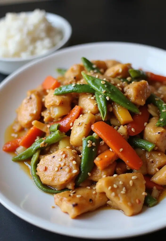25 Cheap Healthy Meals for a Week for a Family of 4 - 2. Chicken Stir-Fry
