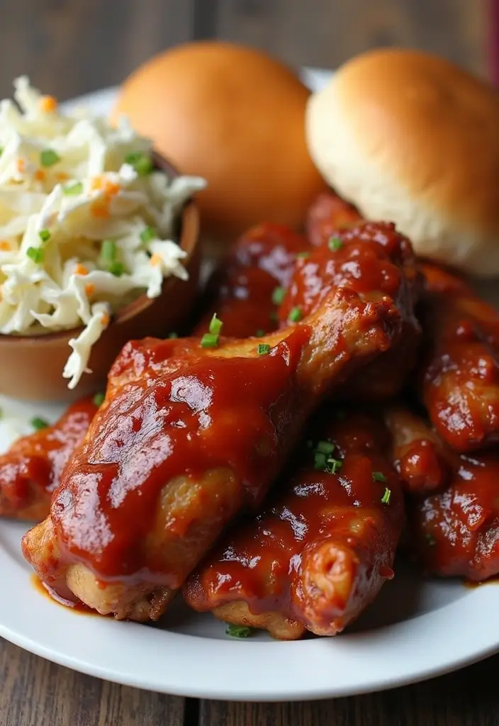 25 Cheap Healthy Meals for a Week for a Family of 4 - 22. BBQ Chicken Slow Cooker