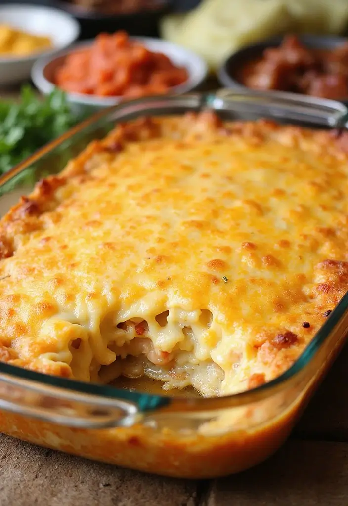 25 Cheap Large Family Ground Beef Meals That Stretch Far - 1. Cheesy Beef and Rice Casserole