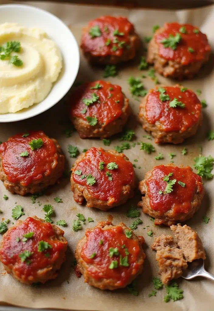 25 Cheap Large Family Ground Beef Meals That Stretch Far - 11. Mini Beef Meatloafs