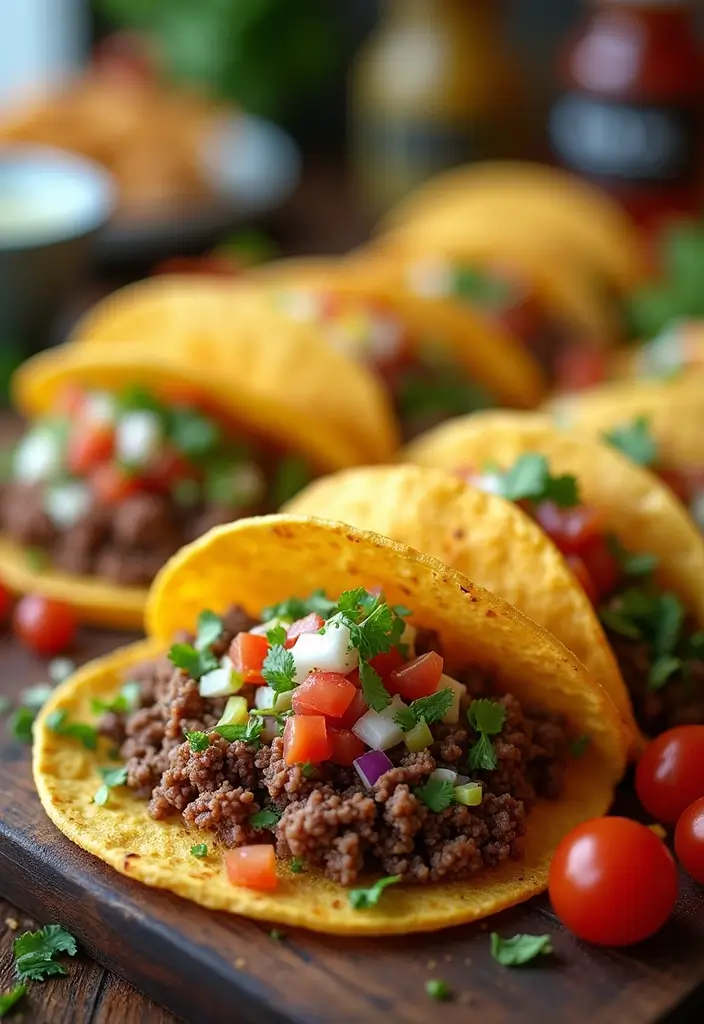 25 Cheap Large Family Ground Beef Meals That Stretch Far - 13. Ground Beef Tacos