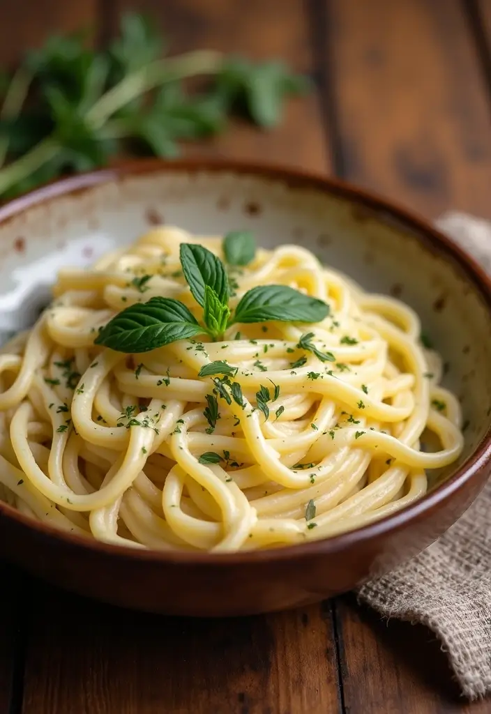 25 Dairy Free Family Crockpot Meal Recipes to Try - 1. Creamy Vegan Alfredo Pasta