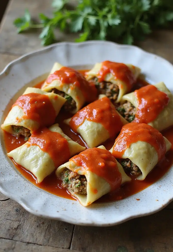 25 Dairy Free Family Crockpot Meal Recipes to Try - 22. Savory Vegan Stuffed Cabbage Rolls