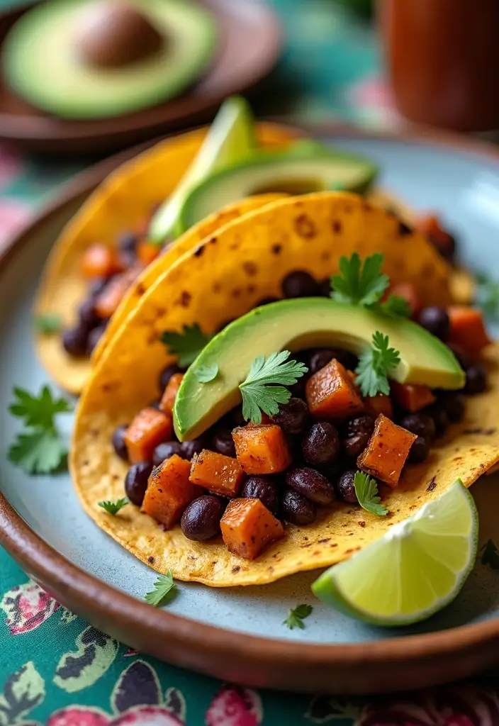 25 Dairy Free Family Crockpot Meal Recipes to Try - 3. Sweet Potato and Black Bean Tacos