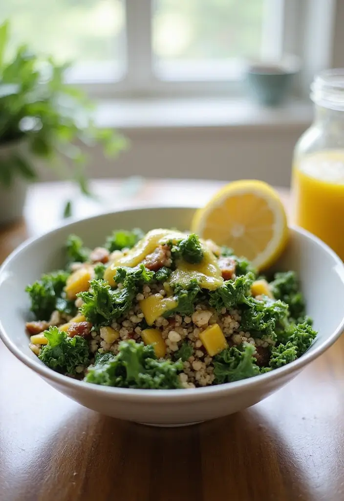 25 Dairy Free Family Crockpot Meal Recipes to Try - 5. Quinoa and Kale Salad