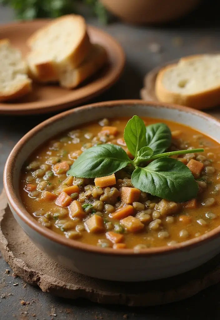 25 Dairy Free Family Crockpot Meal Recipes to Try - 6. Lentil Soup with Spinach