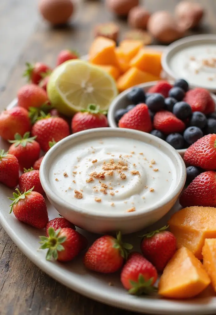 25 Dairy Products That Make Family Meals Delicious - 19. Yogurt Dipped Fruit