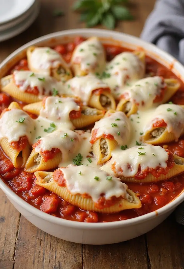 25 Dairy Products That Make Family Meals Delicious - 22. Ricotta Stuffed Pasta Shells
