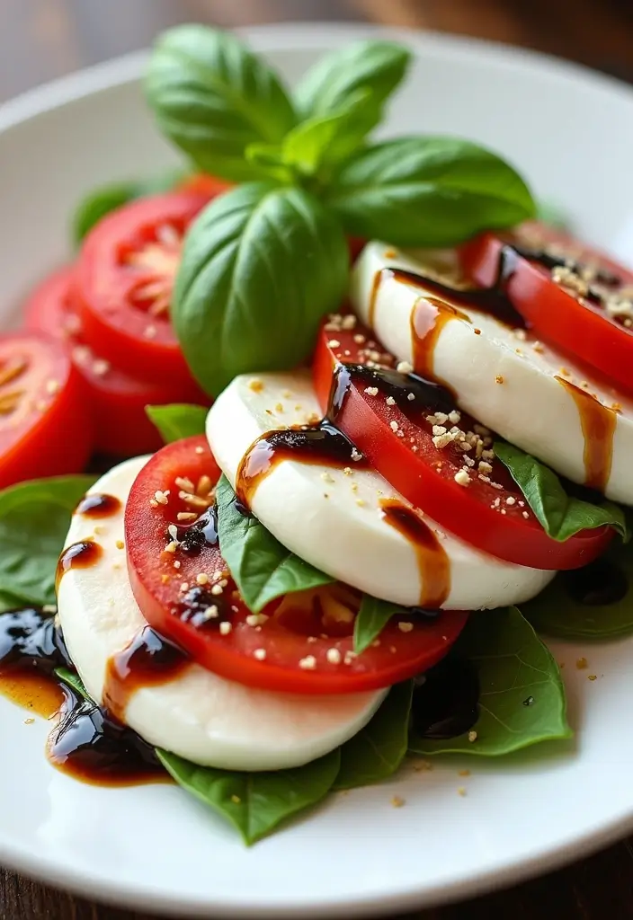 25 Dairy Products That Make Family Meals Delicious - 8. Mozzarella Caprese Salad