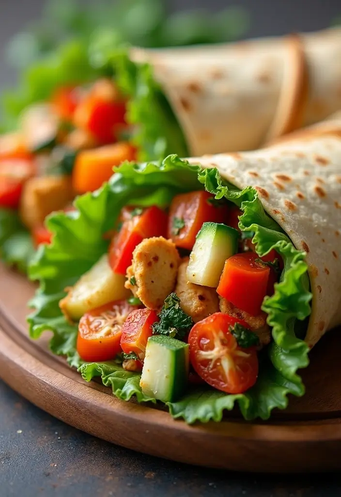 25 Easy Family Slow Cooker Meal Ideas for Busy Nights - 13. Greek Chicken Wraps