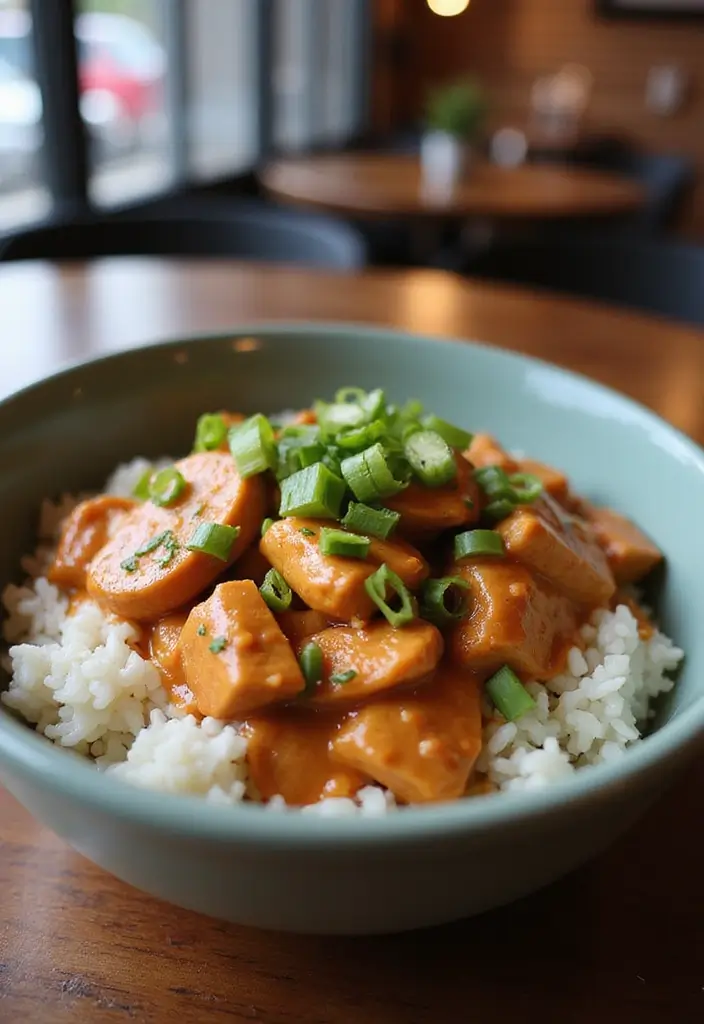 25 Easy Family Slow Cooker Meal Ideas for Busy Nights - 22. Thai Peanut Chicken