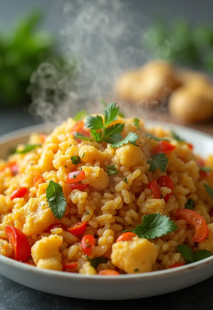 25 Easy Healthy Dinner Recipes for Family on a Budget - 11. Cauliflower Fried Rice