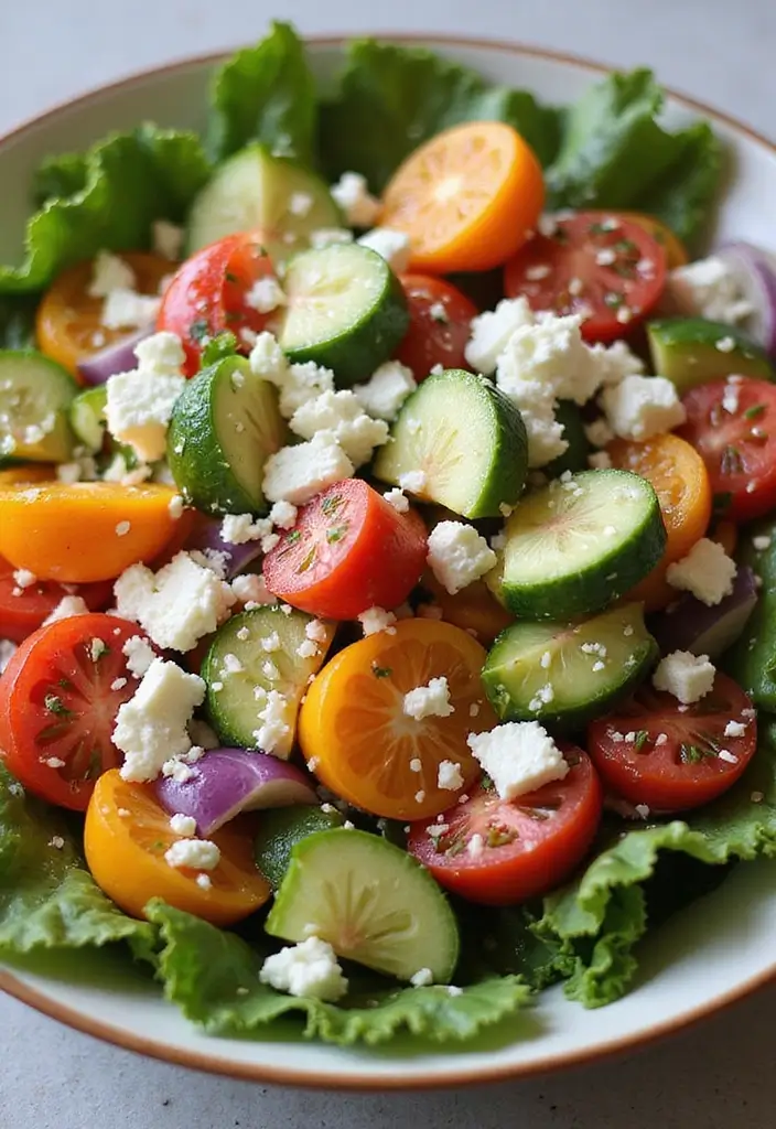 25 Easy Healthy Dinner Recipes for Family on a Budget - 25. Greek Salad