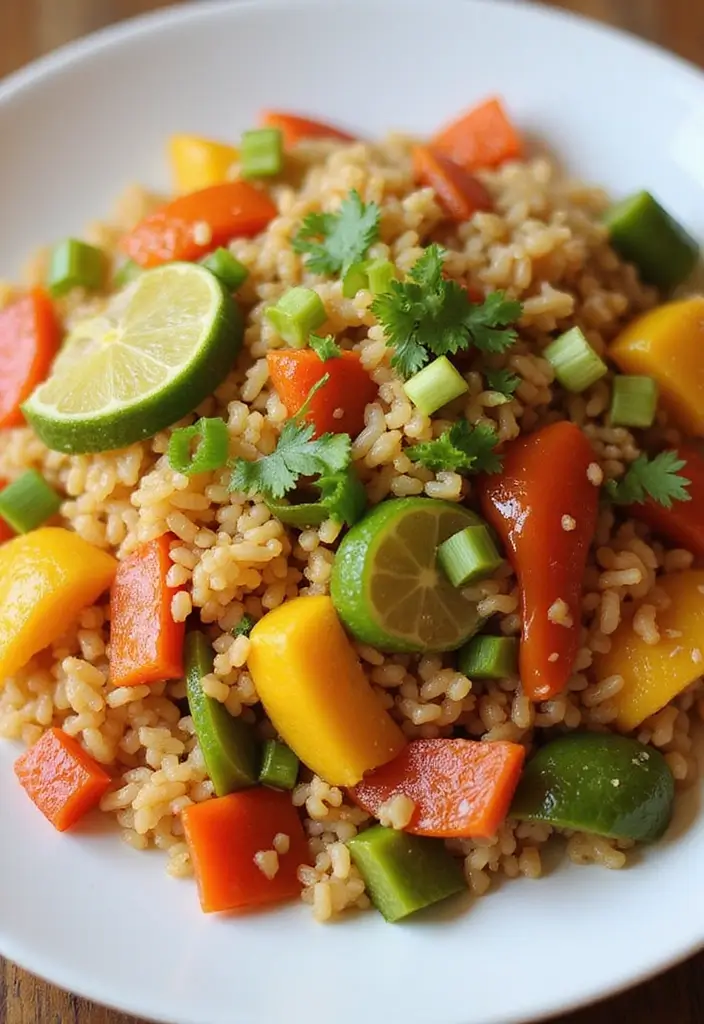 25 Easy Healthy Dinner Recipes for Family on a Budget - 7. Vegetable Stir-Fried Rice