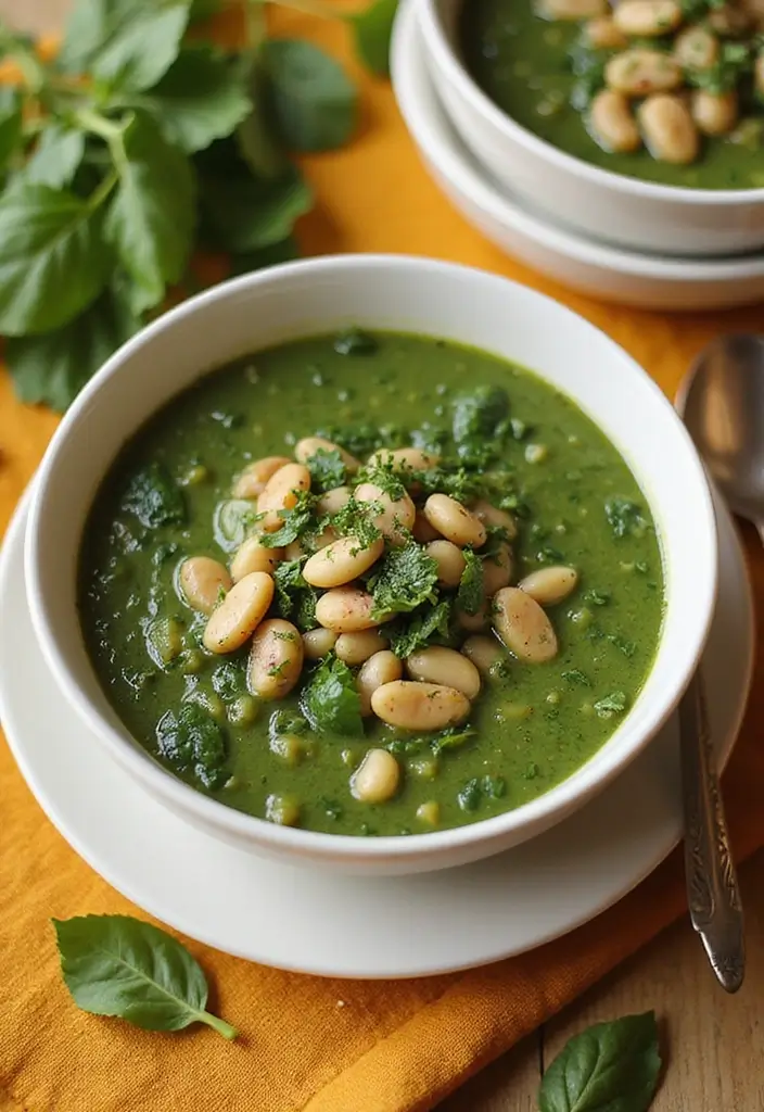 25 Easy Meal Ideas for Sick Family Members - 13. Spinach and White Bean Soup