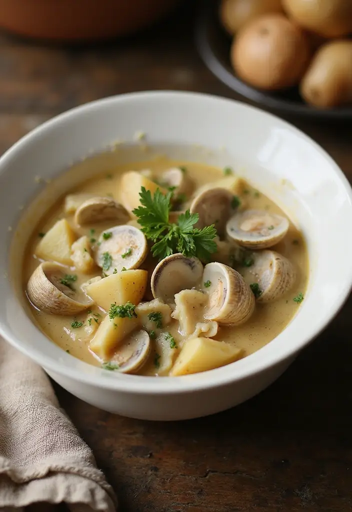 25 Easy Meal Ideas for Sick Family Members - 15. Clam Chowder