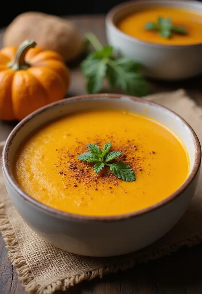 25 Easy Meal Ideas for Sick Family Members - 21. Pumpkin Soup