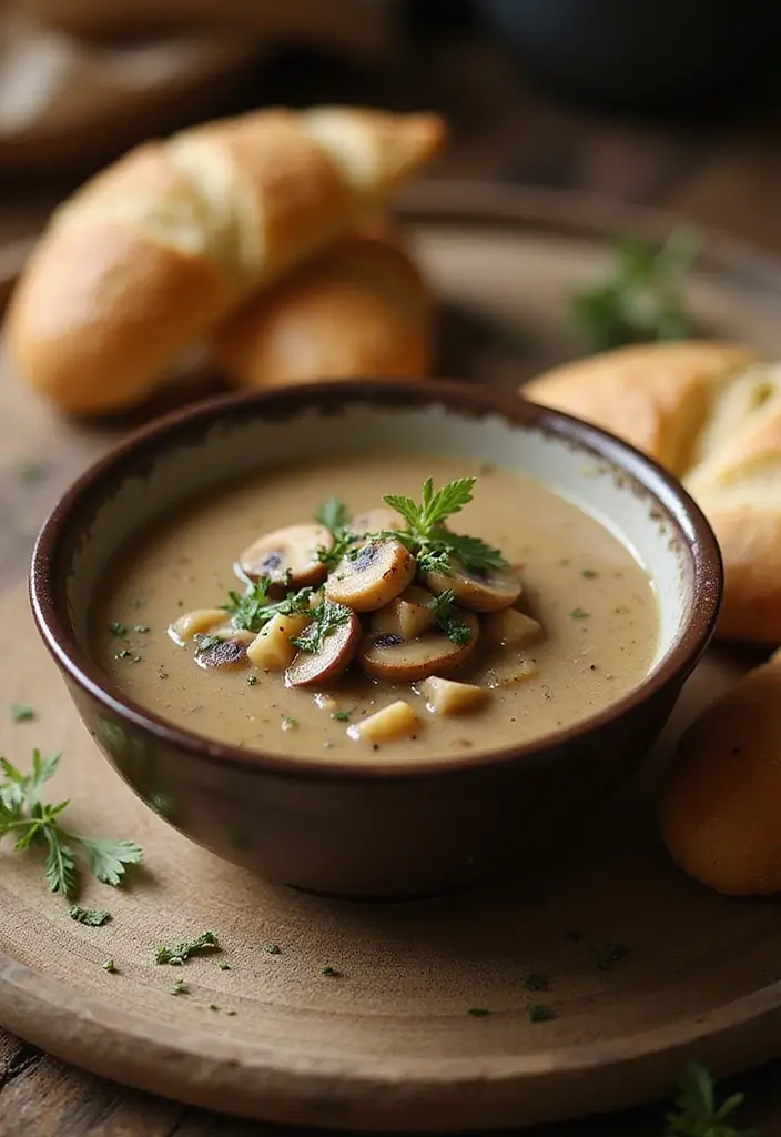 25 Easy Meal Ideas for Sick Family Members - 23. Cream of Mushroom Soup