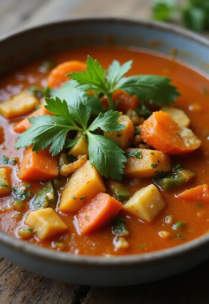25 Easy Meal Ideas for Sick Family Members - 24. Spicy Vegetable Soup