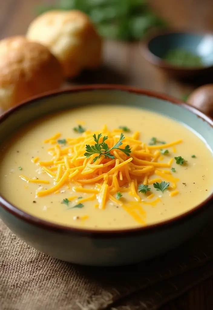 25 Easy Meal Ideas for Sick Family Members - 25. Cheesy Cauliflower Soup
