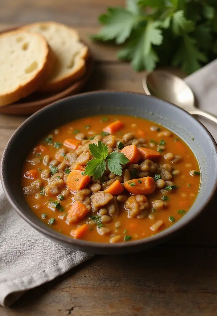 25 Easy Meal Ideas for Sick Family Members - 5. Lentil Soup