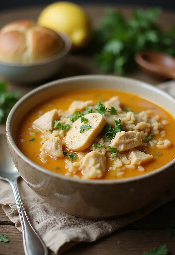 25 Easy Meal Ideas for Sick Family Members - 7. Chicken and Rice Soup
