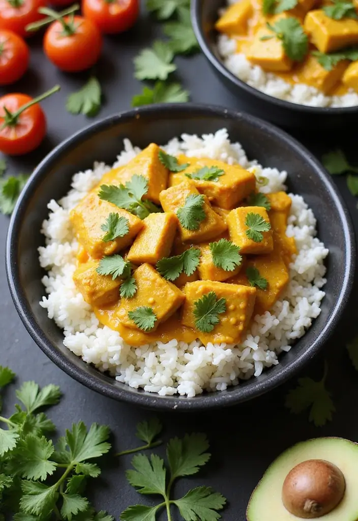 25 Family Freezer Crock Pot Meal Recipes for Busy Weeks - 18. Coconut Curry Chicken