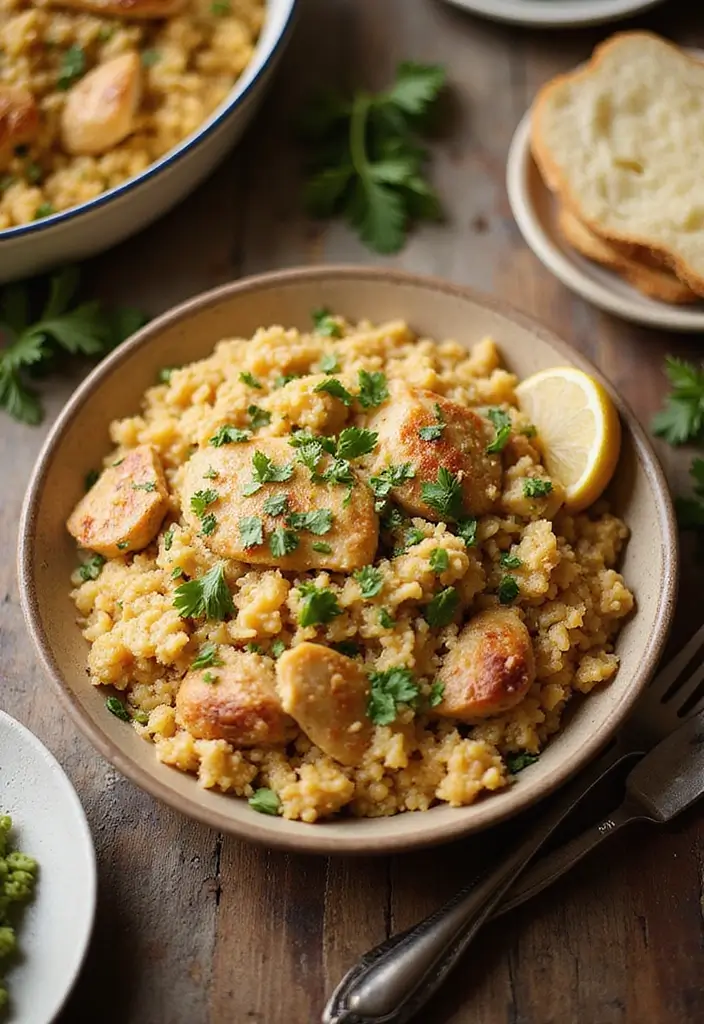 25 Family Freezer Crock Pot Meal Recipes for Busy Weeks - 7. Chicken and Rice Casserole