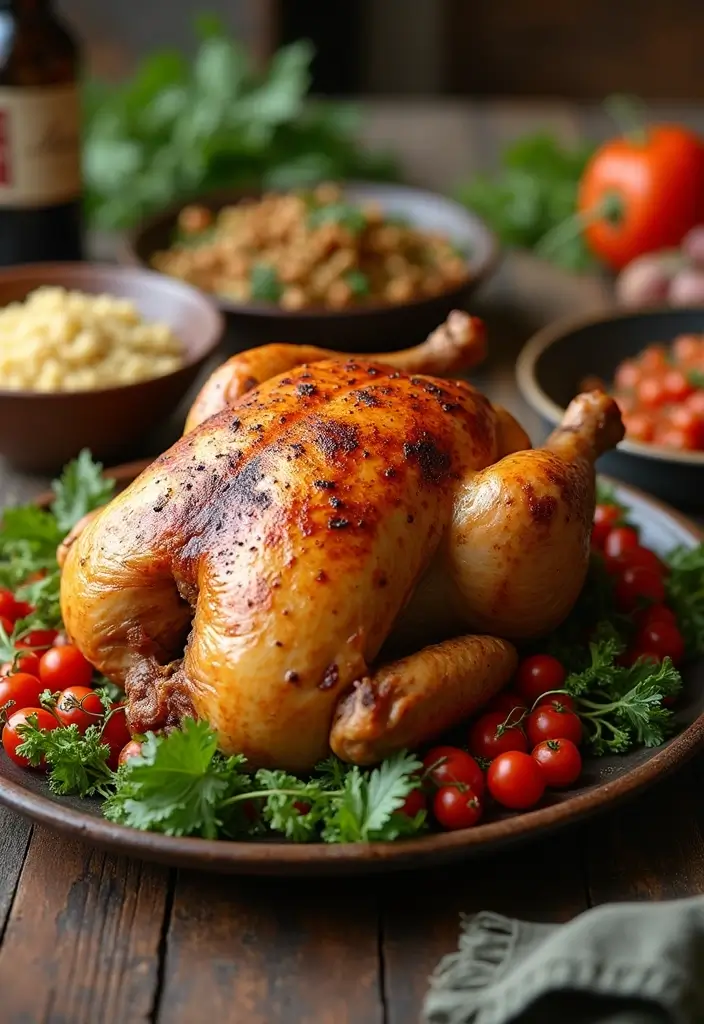 25 Family Friendly Slow Cooker Meals That Save Time - 22. Garlic Herb Roasted Chicken