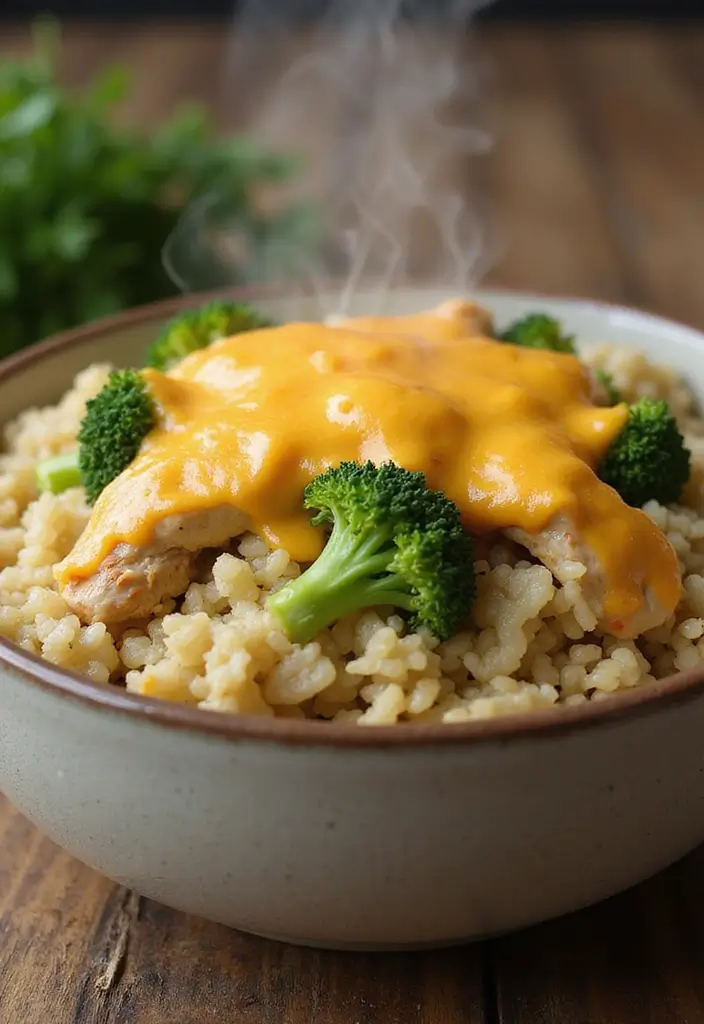 25 Family Meals for Picky Eaters That Work Every Time - 1. Cheesy Chicken and Broccoli Rice