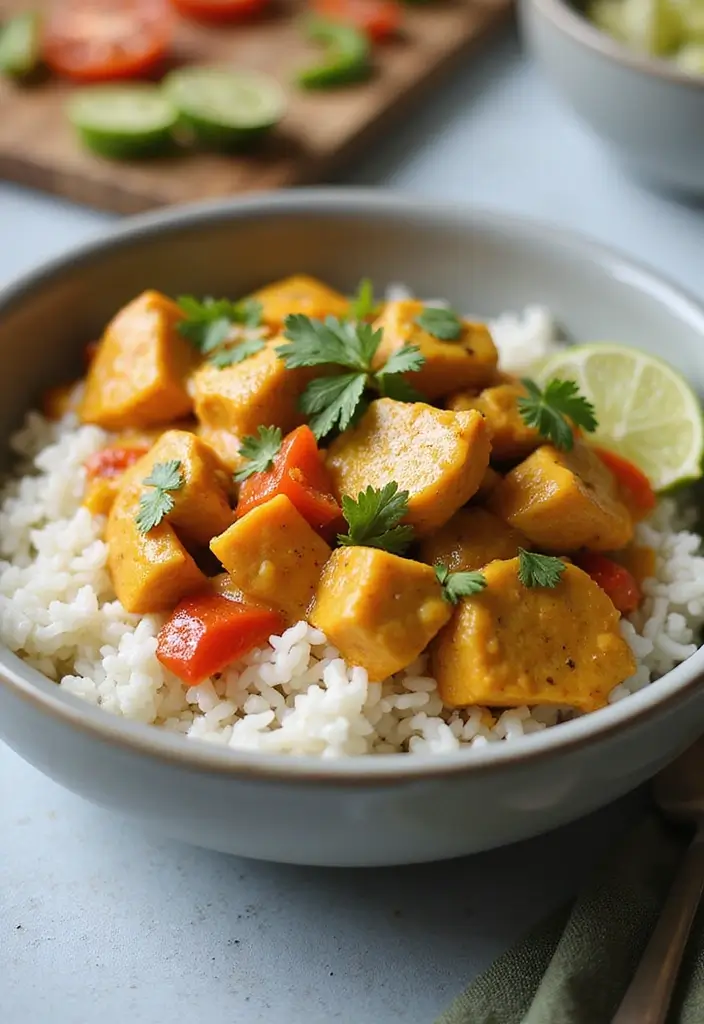 25 Family Meals for Picky Eaters That Work Every Time - 17. Coconut Curry Chicken