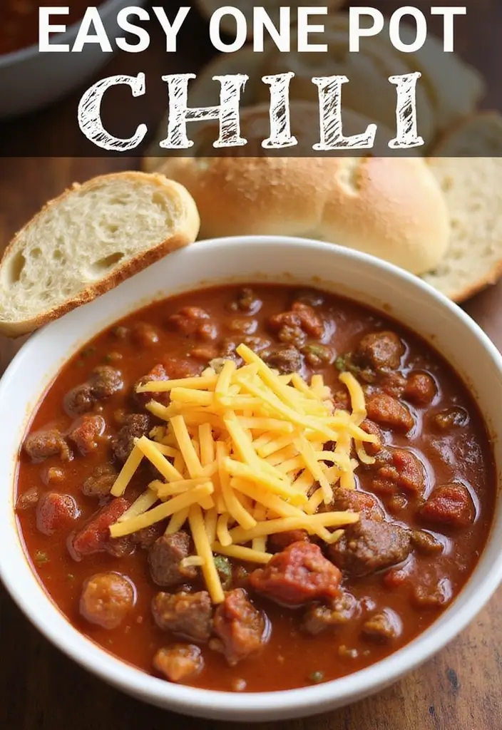 25 Family Meals for Picky Eaters That Work Every Time - 20. Easy One-Pot Chili